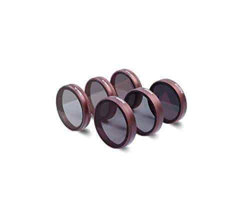 ND4,ND8,ND16,ND4//PL, ND8//PL,ND16//PL SKYREAT Multi-Coated Optics Glass Filter Set for Autel Evo Filters 6-Pack