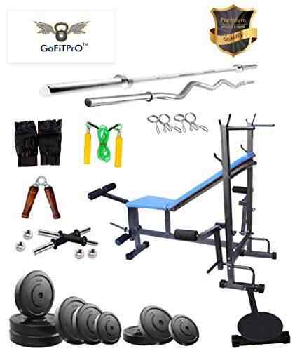 Gofitpro Phelix W B 76 Kg Rubber Weight Multipurpose Exercise