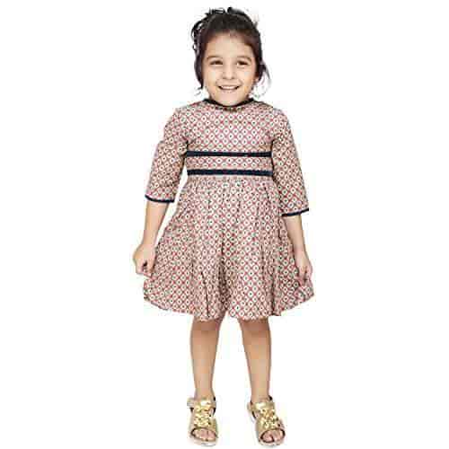 Buy Olele Girls Balloon Dress Kids Dress Under 500 Girl Kids Girls Casual Frock Kids Cotton Dresses For Girl 3 Years Kidswear For Baby Girl Girl Latest