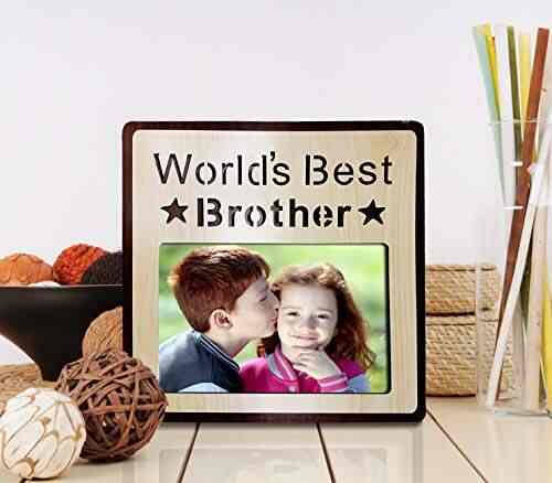 Art Street Wood Engraved Personalized World S Best Brother