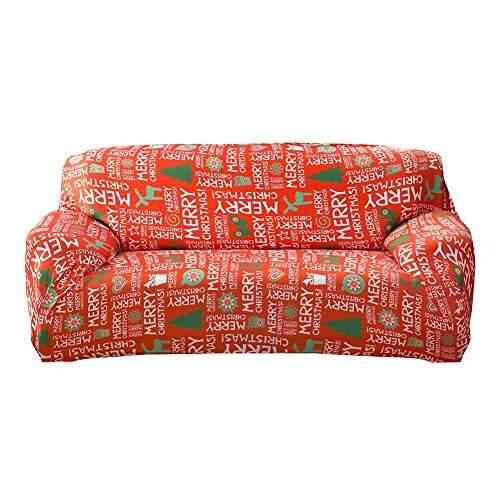 Buy Bestvech Christmas Letters Printed Stretch Sofa Cover Couch