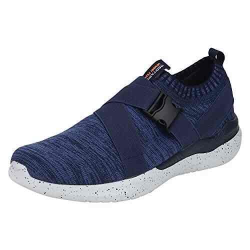 red tape blue walking shoes