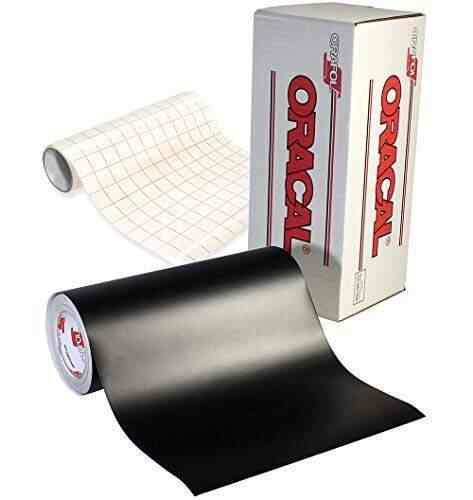 ORACAL 651 Gloss Silver Metallic Adhesive Craft Vinyl 12 x 6ft for Cameo Cricut /& Silhouette Including Free Roll of VViViD Clear Transfer Paper