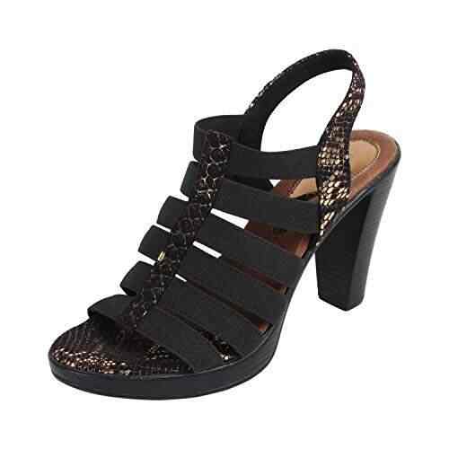 catwalk black block heels