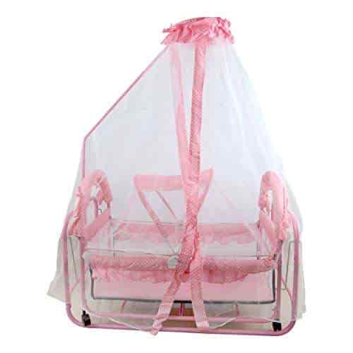 pink cradle swing