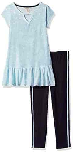 One Step Up Girls 2 Pc Knit Top and Legging Set