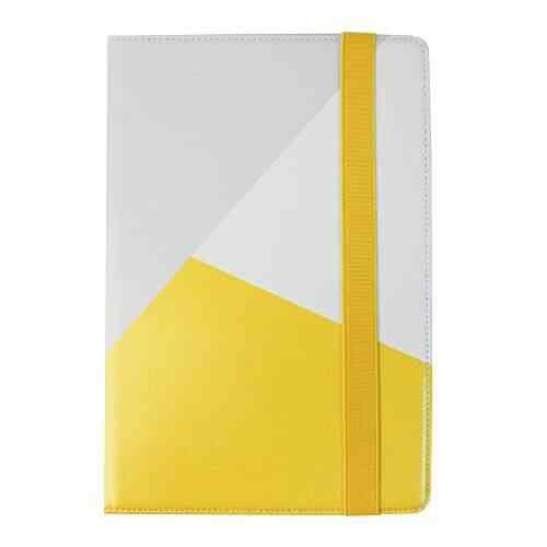 Buy Emartbuy Pu Leather Multi Angle Executive Folio Wallet Case Cover For Dell Venue 8 Pro 5855 Size 7 8 Inch Grey Yellow Printed Features Price Reviews Online In India Justdial