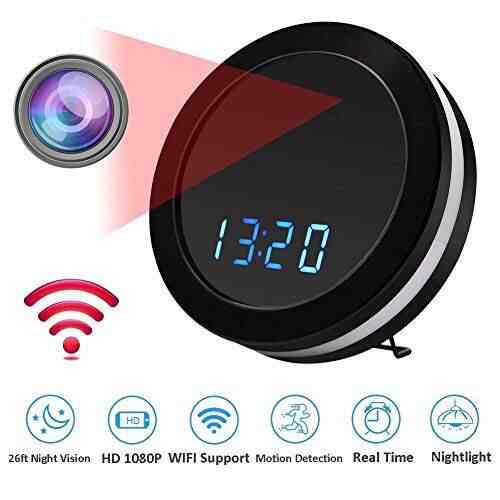 NEW 1080P Spy Camera WiFi Hidden Wireless Night Vision Security Nanny Cam Alarm