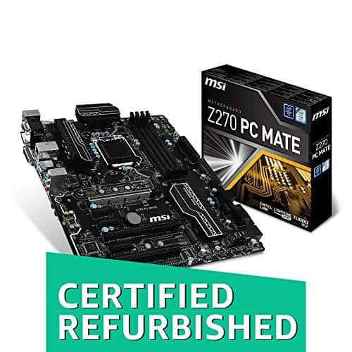 Buy (CERTIFIED REFURBISHED) MSI Intel Z270 PC Mate 7th/6th Gen USB2