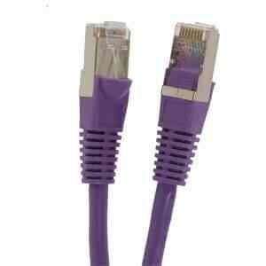 Purple 3.0-m Black Box GigaBase 350 CAT5e Patch Cable 10-ft. Snagless Boots