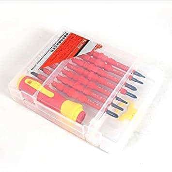 Bahco 1995M//11T Hexagon Offset Screwdriver Set Black//Orange Set of 11 Pieces