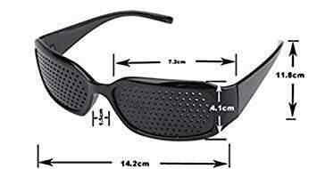 dioptric pinhole grid glasses