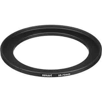 Sensei 58mm Lens to 55mm Filter Step-Down Ring 3 Pack