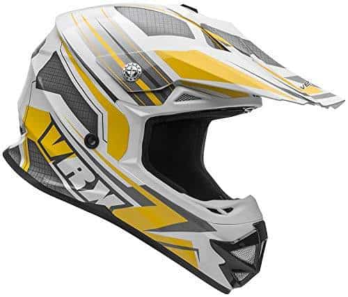 yellow dirt bike helmet