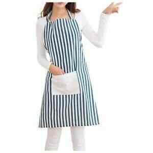 Buy Slb Works 2x Vertical Stripes Aprons Linen Women Kitchen Aprons Bib Aprons Cooking Ap H5b8 Features Price Reviews Online In India Justdial