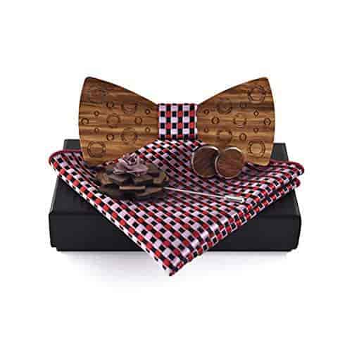 Cashmere Rose 100/% Cotton Tie and Pocket Square Set by Paul Malone