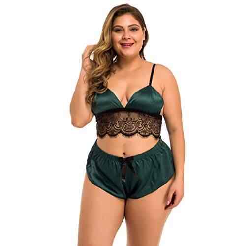 plus size satin underwear