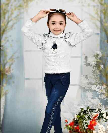 Woolen top for girl online