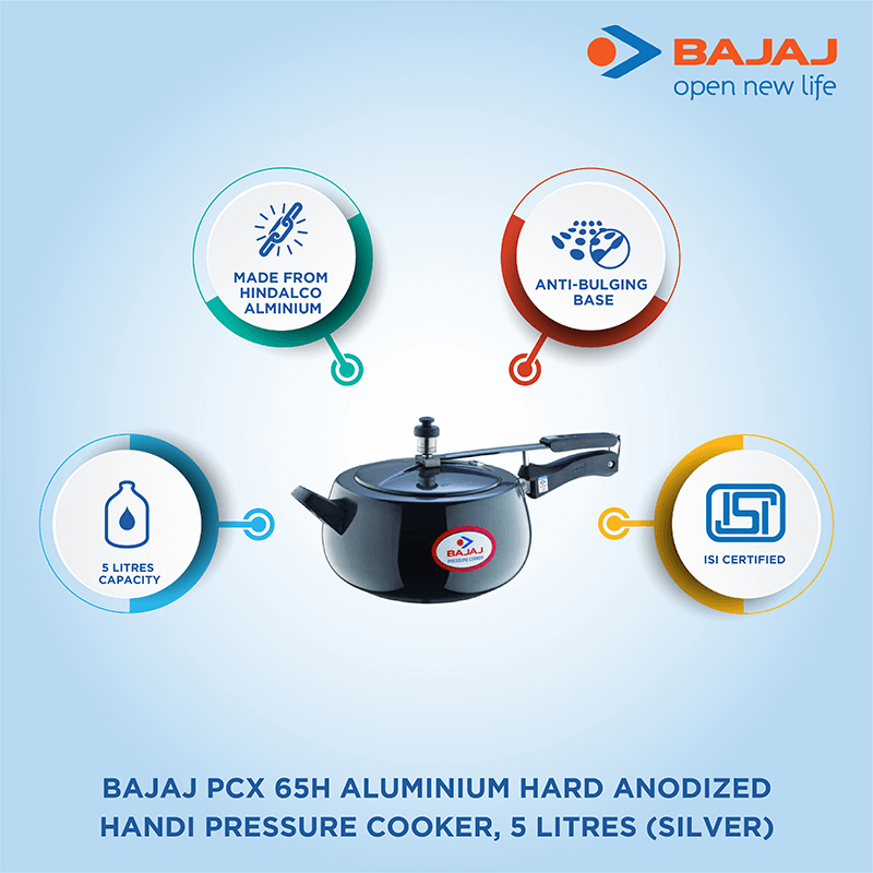 Bajaj pcx discount 65d pressure cooker