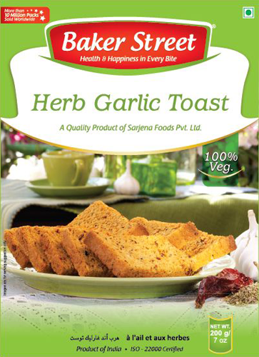 Baker Street Herbs Garlic Rusk