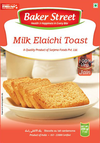 Baker Street Milk Elaichi Rusk (200G)