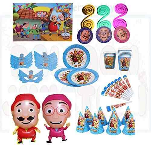 Buy Balloon Junction Motu Patlu Theme Birthday Party Supplies