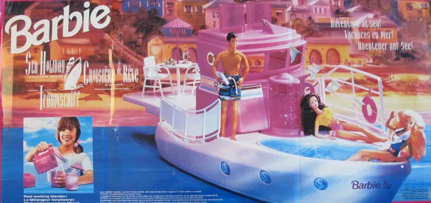 barbie cruise ship with blender