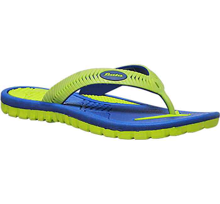 Bata best sale blue slippers