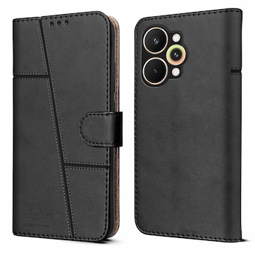 Black Flip Cover For Vivo Y91 in Ankleshwar Dealers