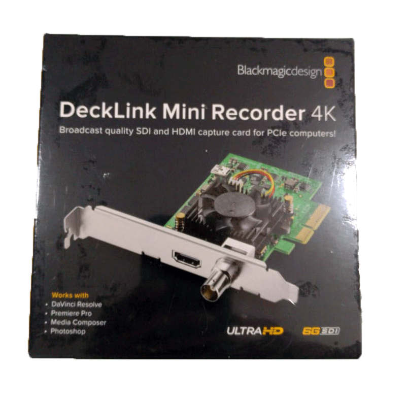 Decklink mini sales recorder 4k