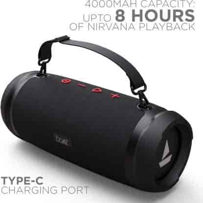 boAt Stone 1500 40 W Bluetooth Speaker (Active Black, Stereo Channel)