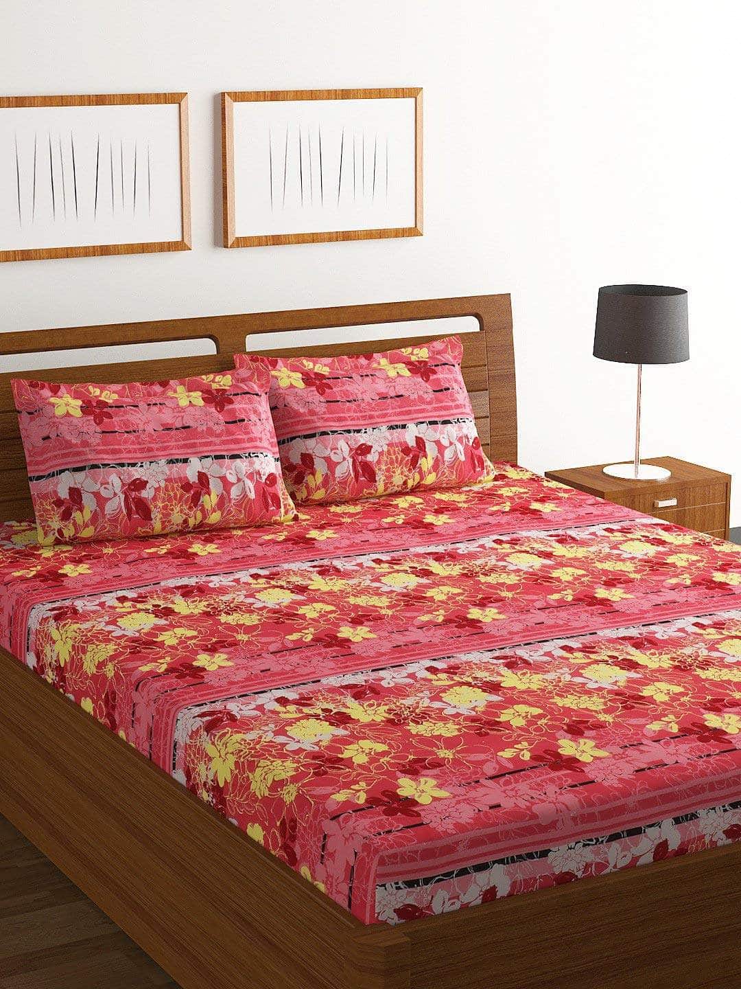 Bombay Dyeing Peach Double Size Chadar Get Best Price from