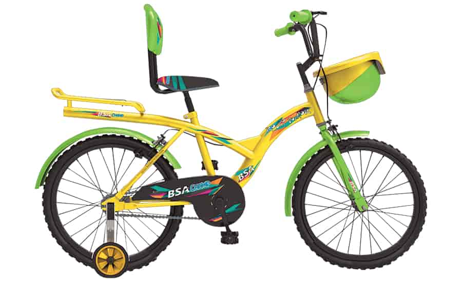 BSA Rocky Jr 20 Inch Yellow Push Bike - BSA Rocky Jr 20 Inch