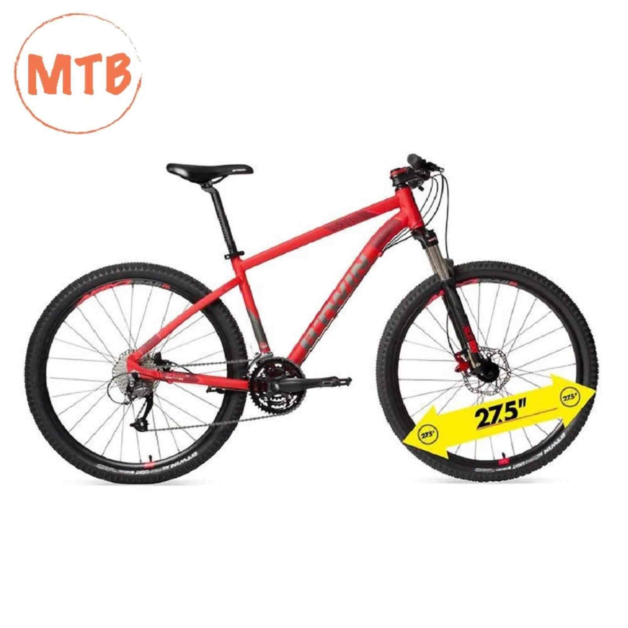 Btwin Rockrider 340 Grey Yellow MTB 