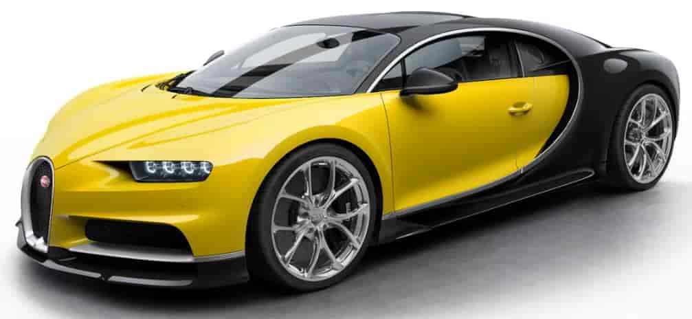 Bugatti chiron yellow and black Outlet