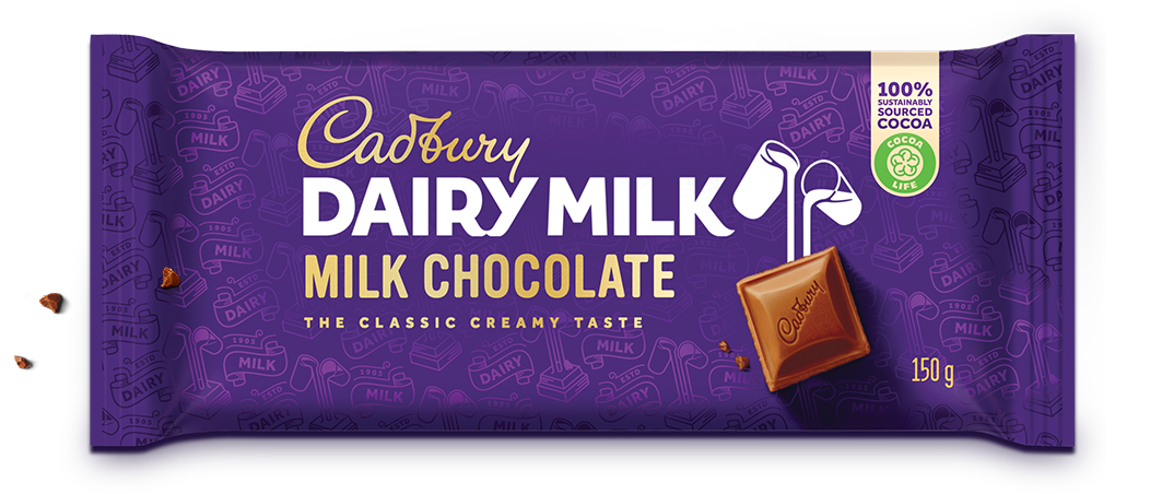 Cadbury Dairy Milk Milk Chocolate (150 gm)