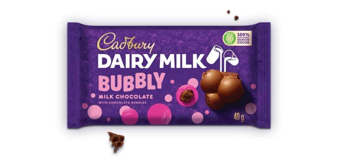 Cadbury Dairy Milk Bubbly Chocolate (40 gm)