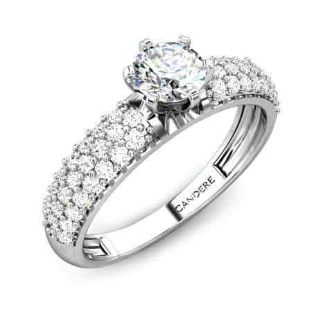 Buy Platinum Wedding Rings Designs Online in India | Candere by Kalyan  Jewellers