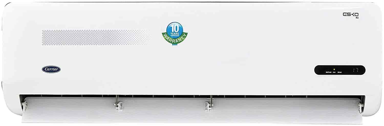 Carrier 1.5 Ton 4 Star Inverter Split AC (Copper, Esko Inverter CAI18EK4C8F0, White)
