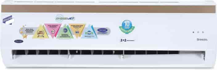 Carrier Hybridjet 1.5 Ton 5 Star BEE Rating 2018 Inverter AC - White(18K BREEZO INVERTER (5 STAR)/CAI18BR5C8F0, Copper Condenser)