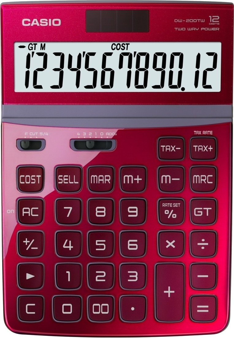 Casio NJ 120 D Calculator Red in Asansol Dealers Manufacturers