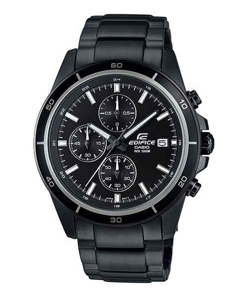 Men fashion ex193 sale black leather chronograph watch