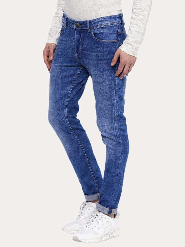 Celio Blue Straight Men's Jeans (Size: 30, DOTIGHT2@DOUBLESTONE)