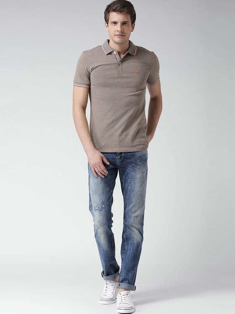 Celio Blue Straight Men's Jeans (Size: 30, DOVIN@DOUBLESTONE)