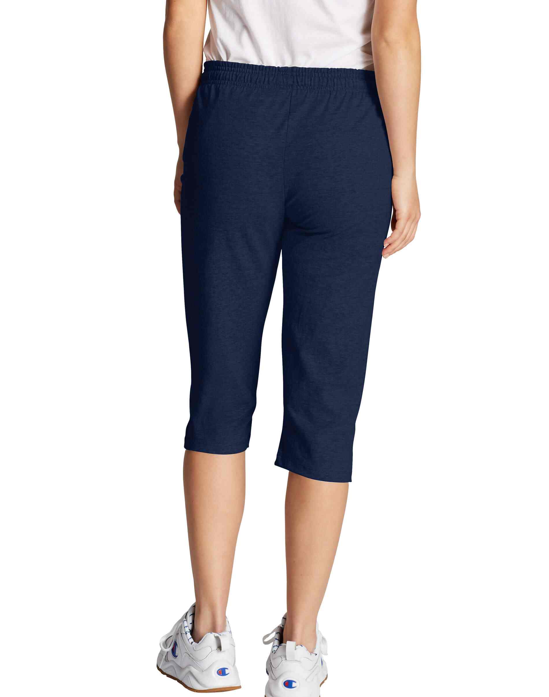 Womens navy capris online