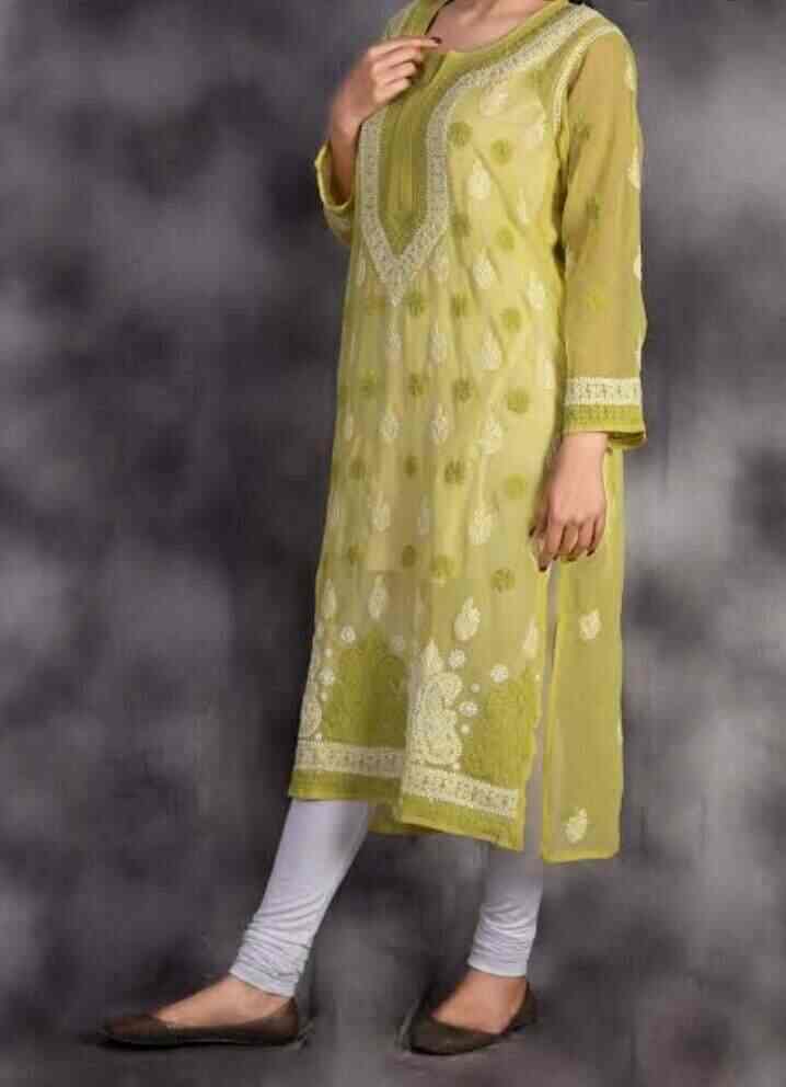 chikankari dress
