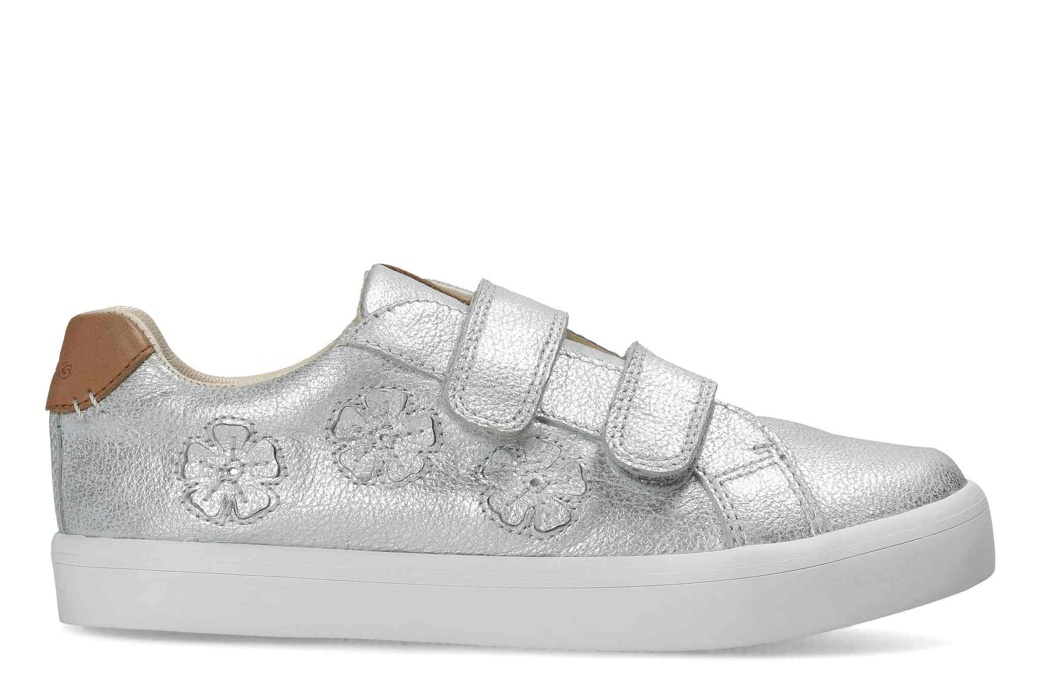 clarks glitter trainers