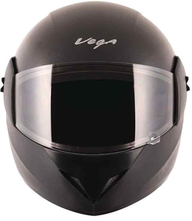 Vega Cliff Black Full Face Medium Helmet [CLF−LK]