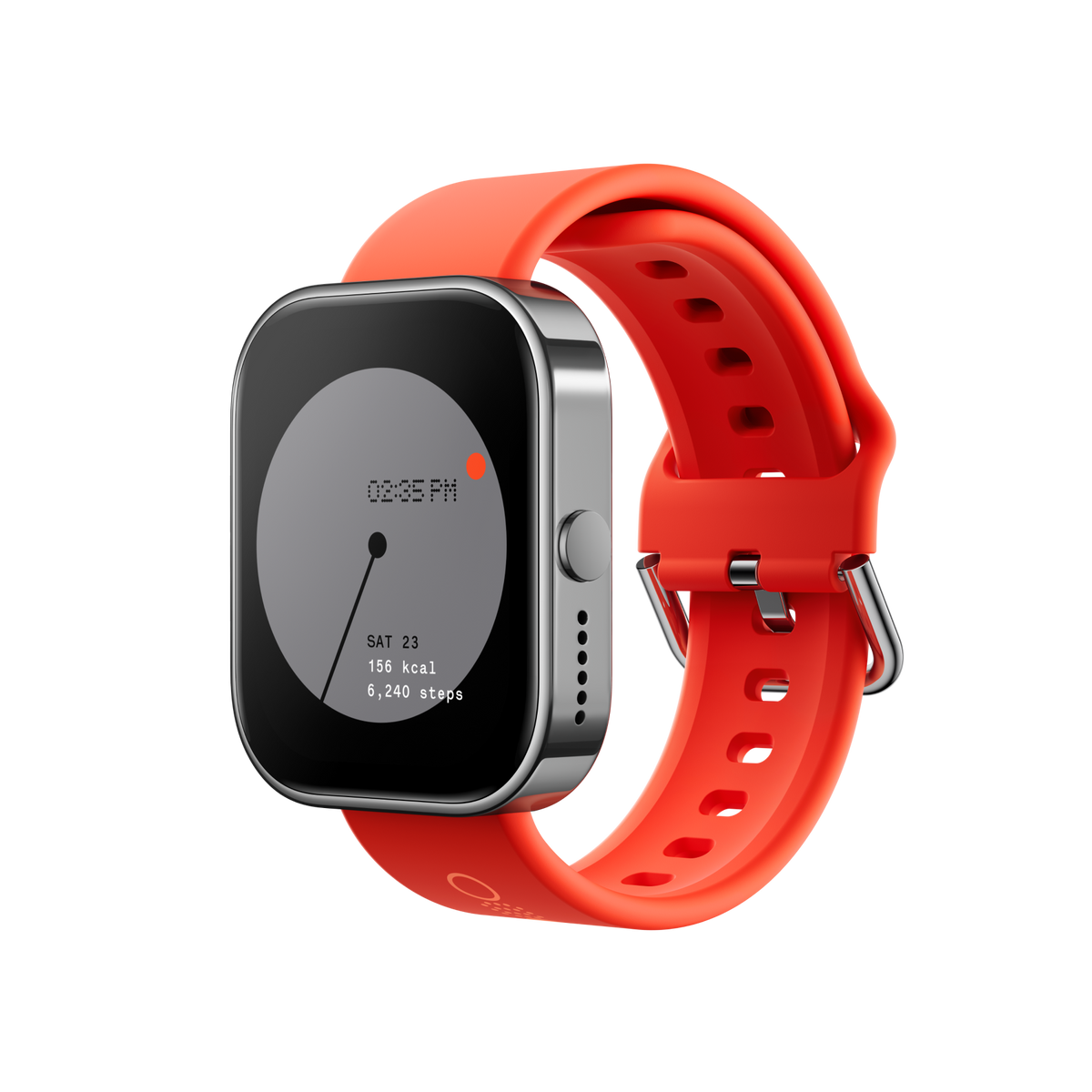 CMF Watch Pro Smart Watch (Metallic Grey frame with Orange strap)