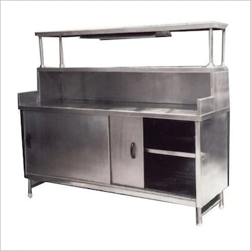 Juice Shop Rectangular Stainless Steel Display Counter - Get Best Price ...